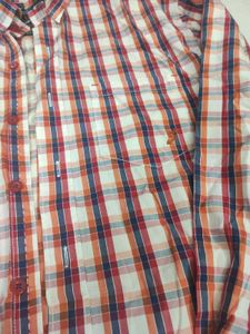(Medium Size)Checked Long Sleeve Shirt