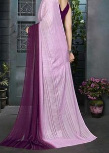 Elegant Striped Saree