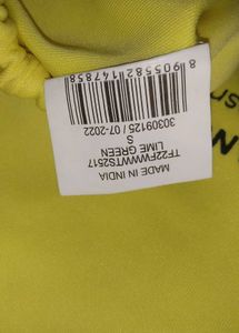 Lime Green Cropped Sweatshirt