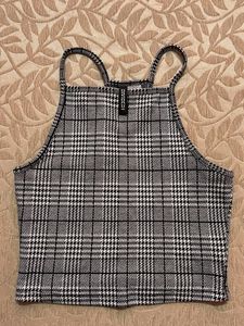 Plaid Crop Top