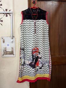 Bombey style sleeveless kurti