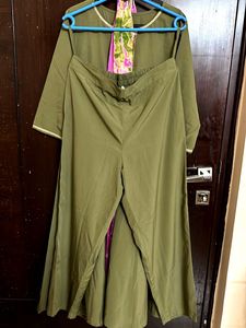 Olive Green Kurta Suit