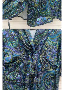 Combo ( Only Blue Dress&amp; Twisted Neckline Top)