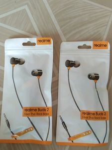 Realme Earphone Buds 2 Pack Combo New