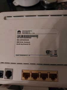 Airtel Modem-5G supported