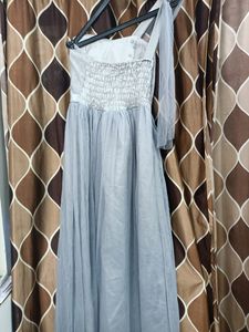 Grey Colour Gown