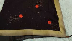 Elegant Brown Saree