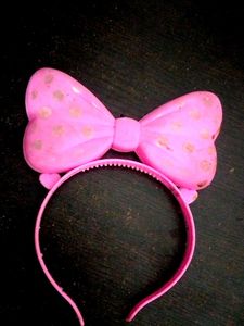 Pink Bow Headband