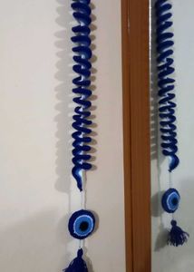 Crochet Evil Eye Wall Hanging