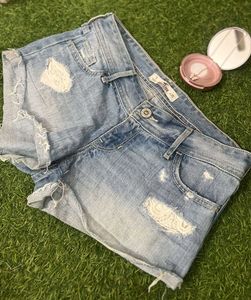 Hollister Light Blue 🩵 Denim Shorts