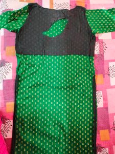 Designer green kurti