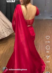 Fish Cut Ready To Wear Saree