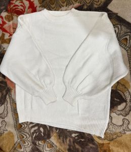 White Knit Sweater