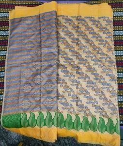 Free Gift With New Designer Banrasi Patola Saree