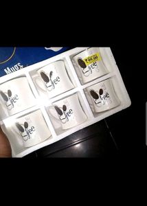 New 6 Pice Coffee Mugs Set By Somny