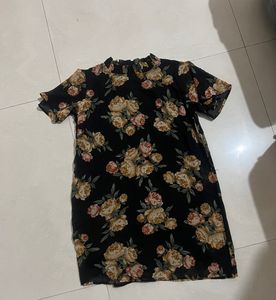 Floral Print Mini Dress