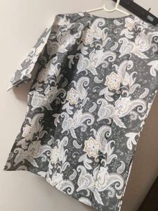Floral Print Kurta
