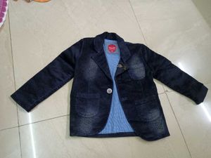 Kids' Blue Denim Blazer