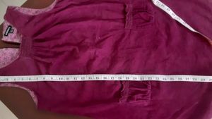 Simple Sleeveless Corduroy dress for girls / women