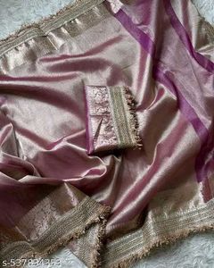 Royal Jimmy Choo Saree Attached With Blouse