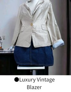 Vintage 80s Padded Luxury Olivia Blazer(Women)