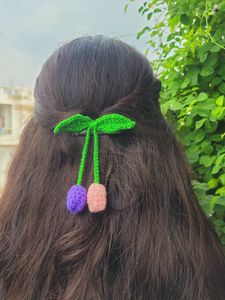 Crochet Floral Hair Clip🎀💟🌸