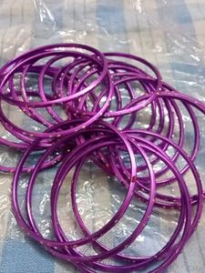 Red &amp; Purple Bangles