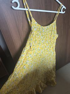 Yellow Floral Dress