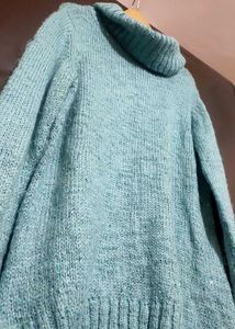 Light Sea🌊Green Winter Top For 42 Bust