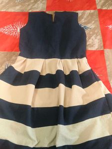 Black And Cream Colour One Piece