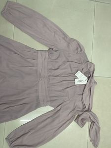 brand new lavender gorgeous neck tie dress