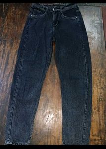 Grey High Waist Jeans