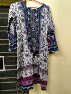 Floral Print Kurta