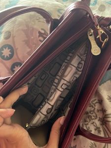 Maroon Handbag