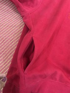 Very Smart Red Color Hoddie With Pocket Both Side