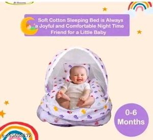 Cotton Mosquito Net Bed