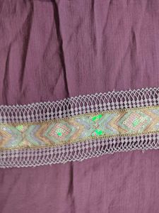 Purple Embroidered Kurta Set