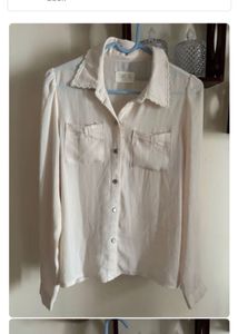 Combo Of 4 Tops Burnt Orange Button-Down Blouse