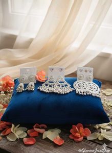 ✨SET OF 3✨Silver Jhumka Earring Se