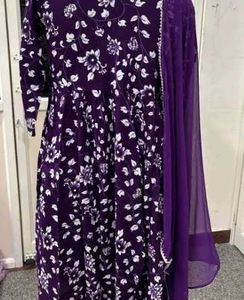 New Purple Kurta Set with Duppatta 💜