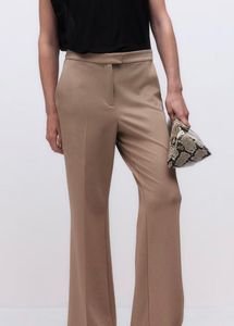 FLARED JERSEY TROUSERS