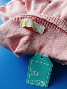 Peach High Neck Sweater