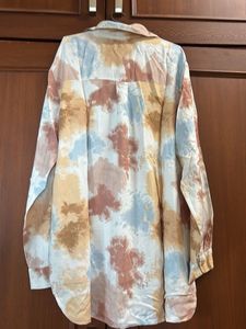 Tie-Dye Women Long Shirt