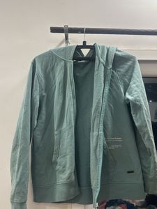 Green Zip-Up Hoodie