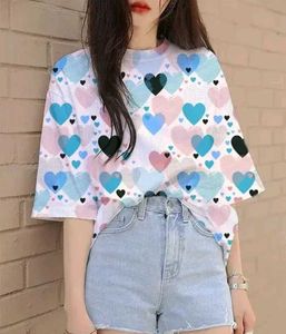 Heart Print T-Shirt
