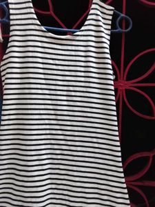 Striped Sleeveless Dress
