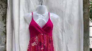 392011. Pink Floral Sundress