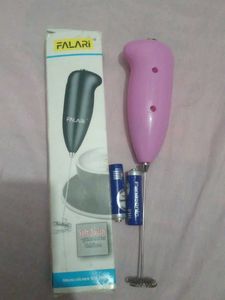 Pink Mini Electric Drink Mixer