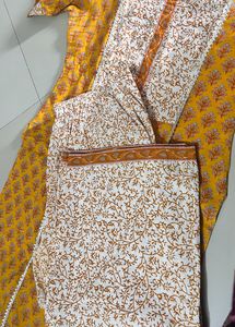 Women Cotton Daily Wear Kurta And Pant set