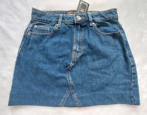 Denim Mini Skirt